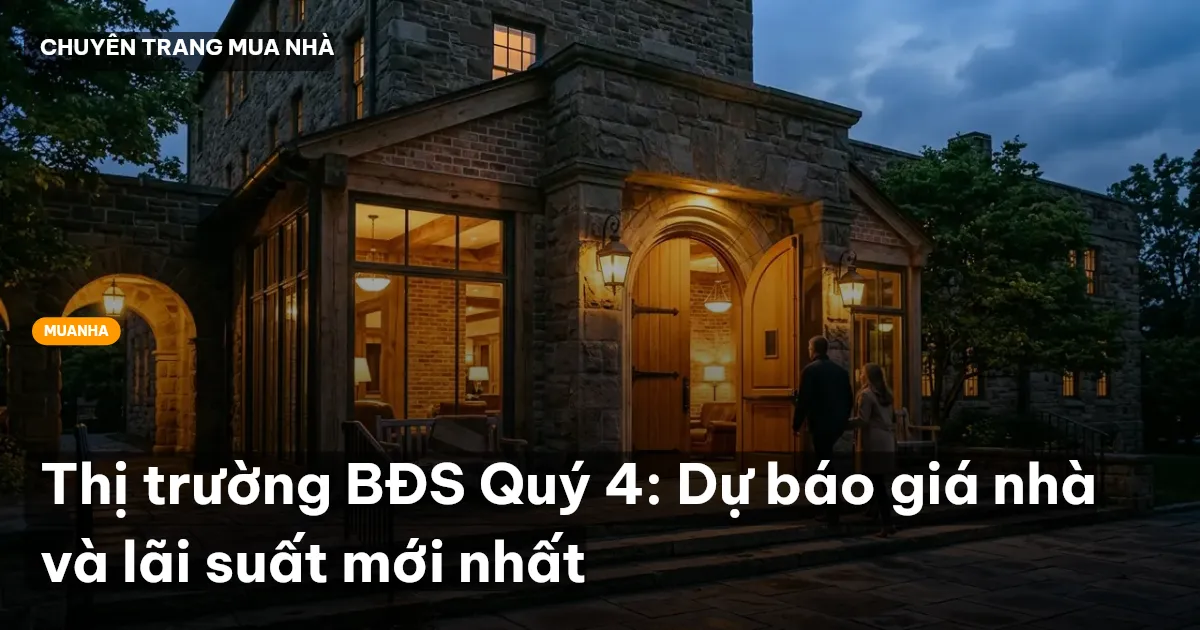 thị trường BĐS quý 4
