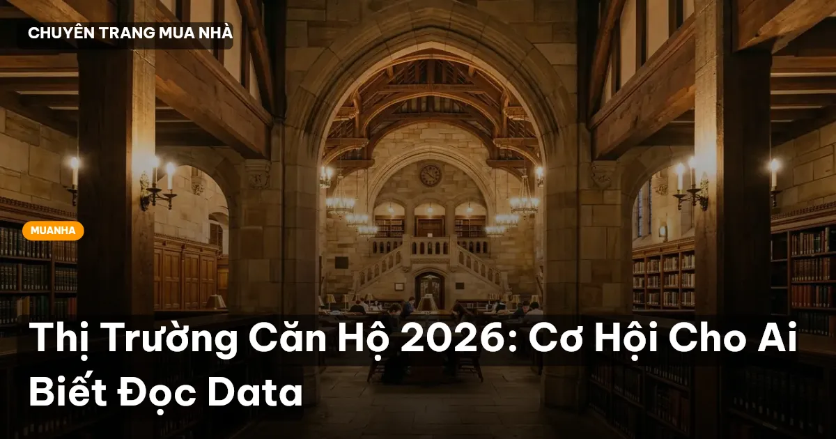 Thị Trường Căn Hộ 2026: Cơ Hội Cho Ai Biết Đọc Data