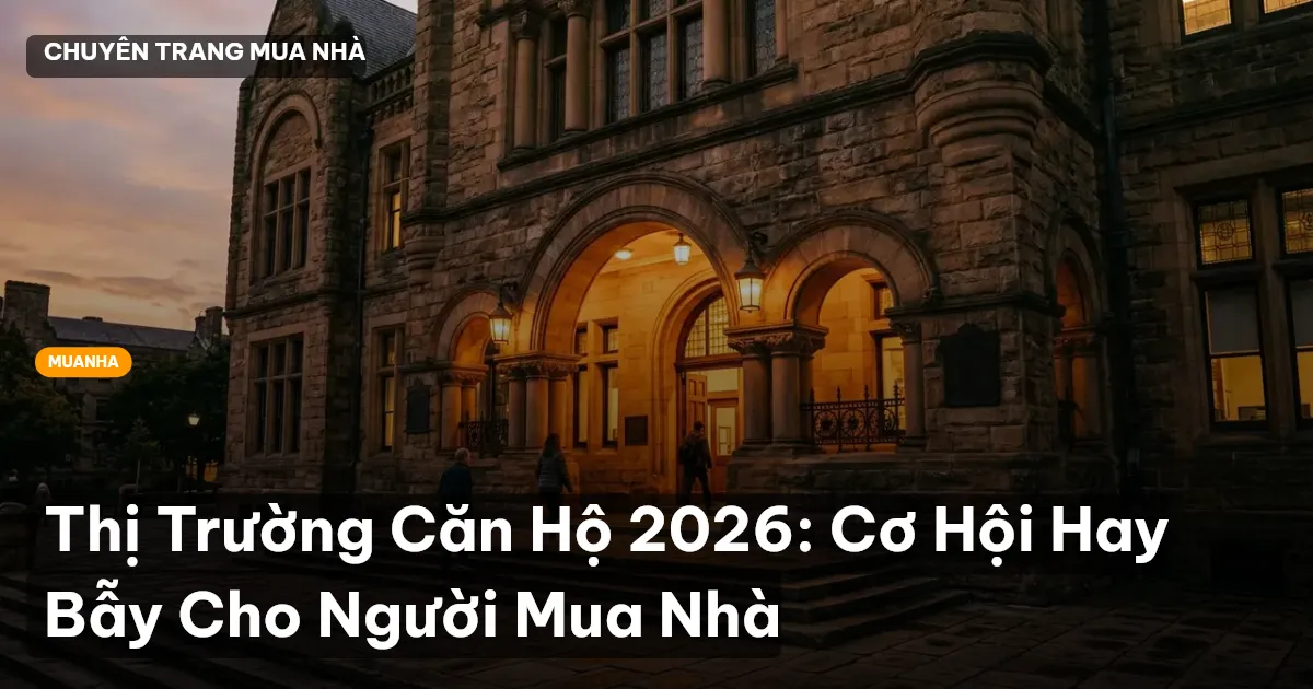 Thị Trường Căn Hộ 2026: Cơ Hội Hay Bẫy Cho Người Mua Nhà