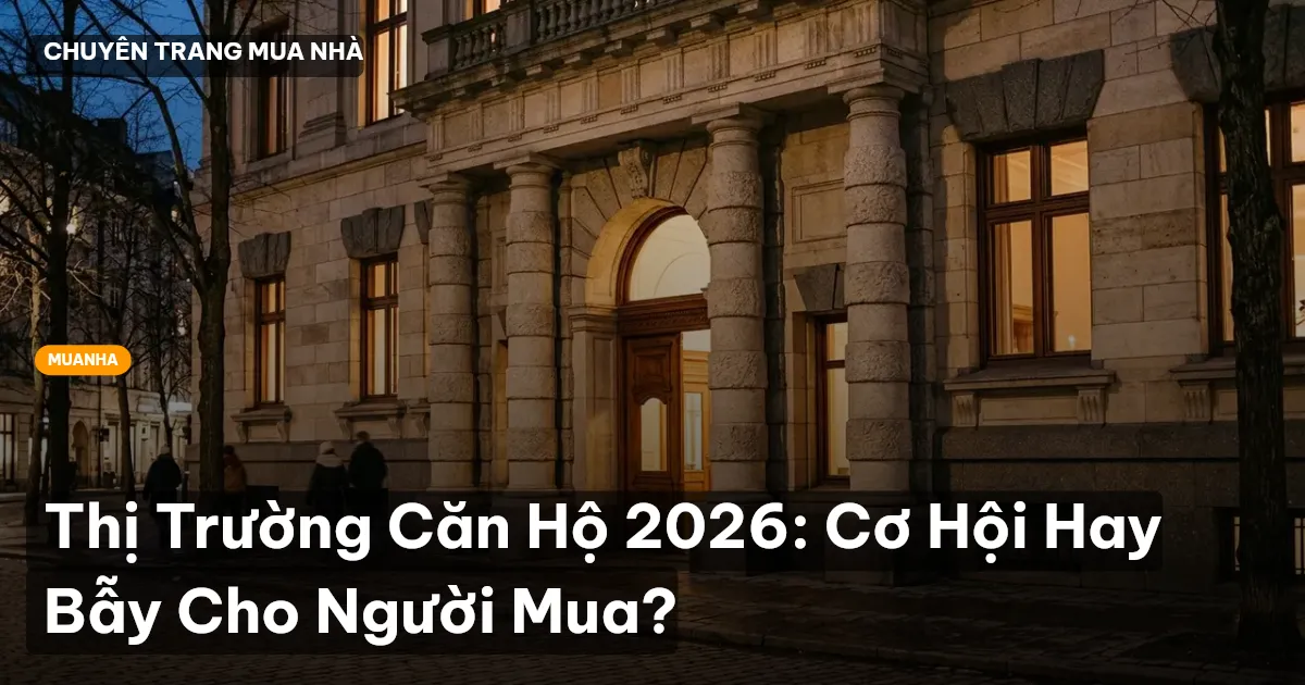 Thị Trường Căn Hộ 2026: Cơ Hội Hay Bẫy Cho Người Mua?