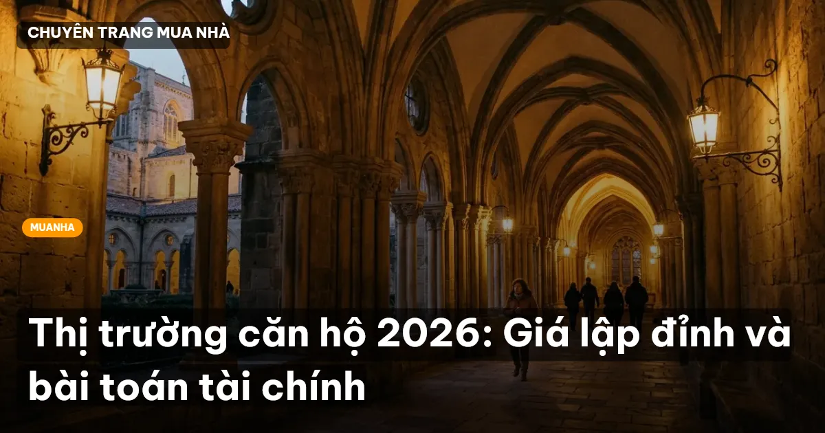 Thị trường căn hộ 2026: Giá lập đỉnh và bài toán tài chính