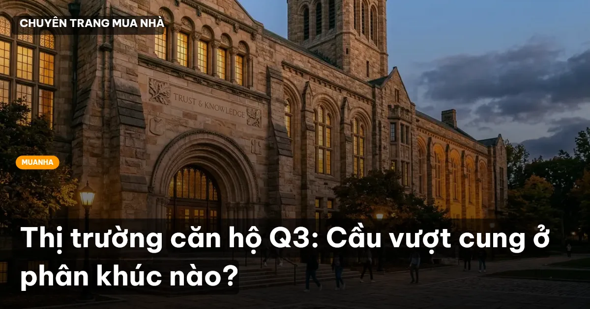 Thị trường căn hộ Q3: Cầu vượt cung ở phân khúc nào?