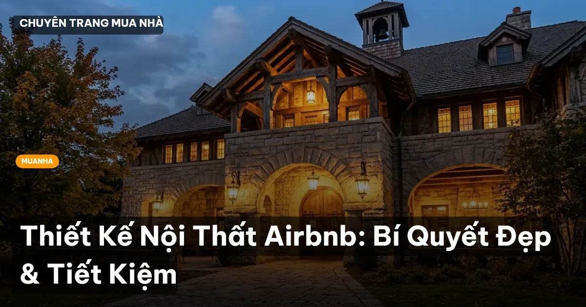 Thiết Kế Nội Thất Airbnb: Bí Quyết Đẹp & Tiết Kiệm