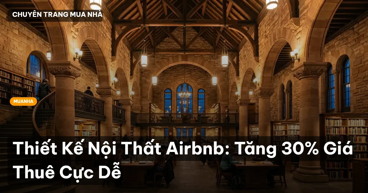 thiết kế nội thất airbnb