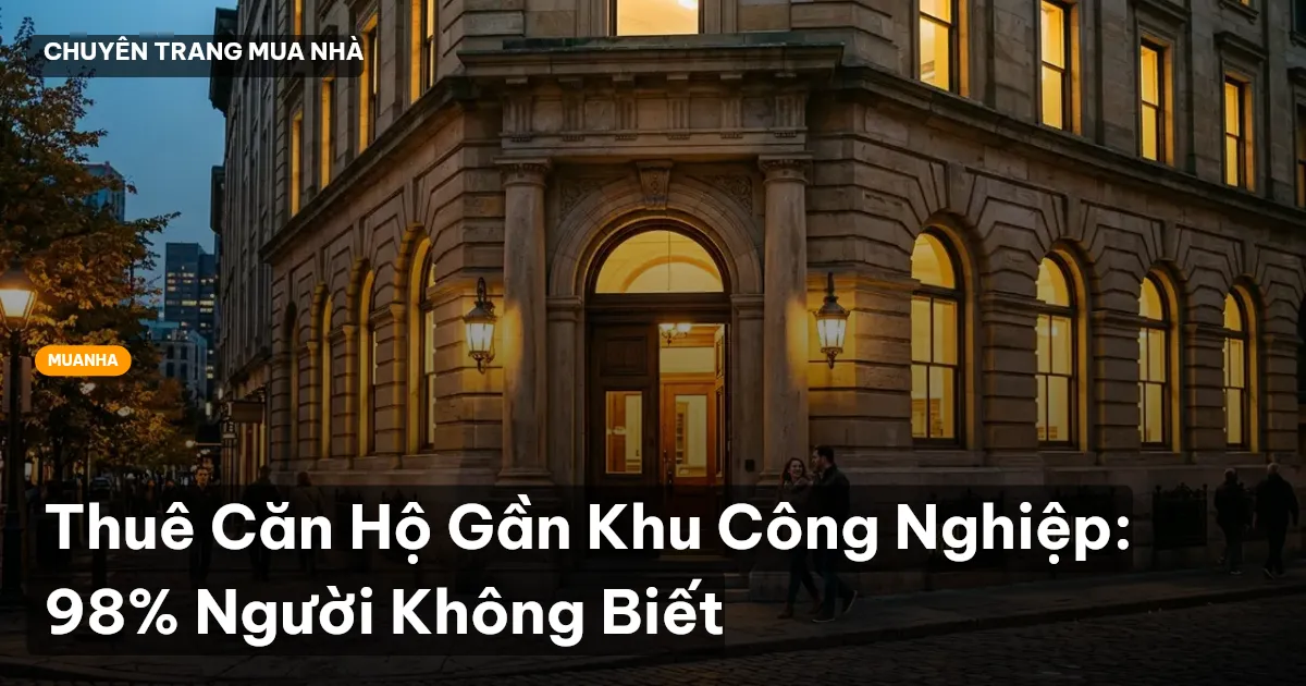 Thuê Căn Hộ Gần Khu Công Nghiệp: 98% Người Không Biết