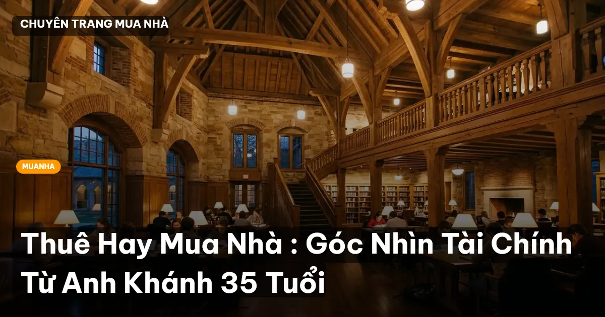 Thuê Hay Mua Nhà : Góc Nhìn Tài Chính Từ Anh Khánh 35 Tuổi