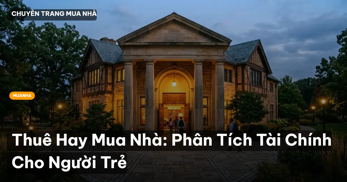Thuê Hay Mua Nhà: Phân Tích Tài Chính Cho Người Trẻ