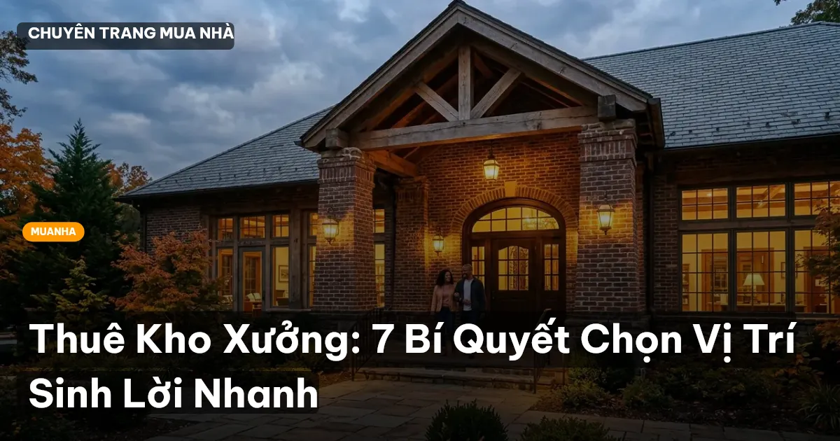 Thuê Kho Xưởng: 7 Bí Quyết Chọn Vị Trí Sinh Lời Nhanh