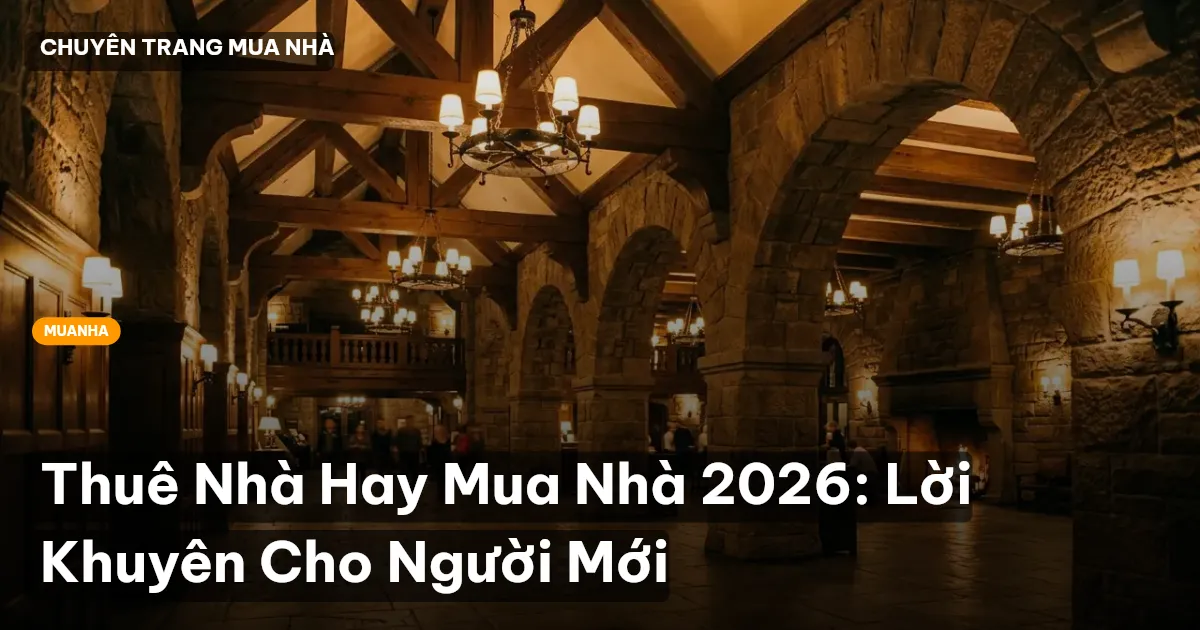 Thuê Nhà Hay Mua Nhà 2026: Lời Khuyên Cho Người Mới