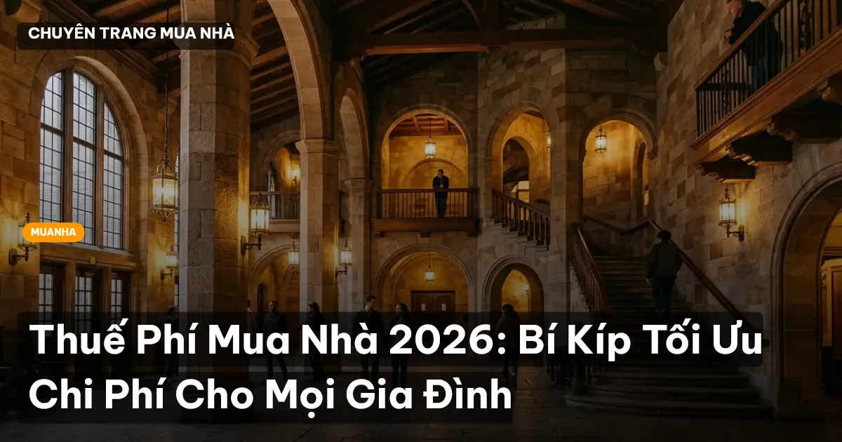thuế phí mua nhà 2026