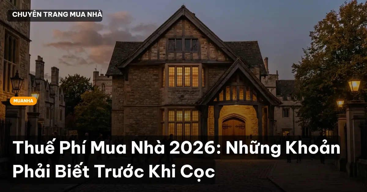 thuế phí mua nhà