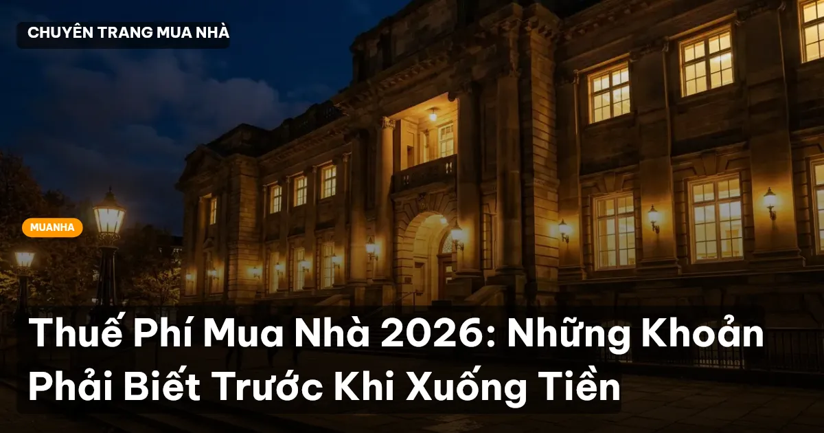 thuế phí mua nhà 2026