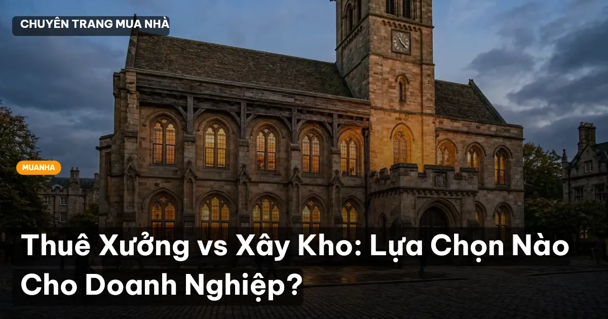 Thuê Xưởng vs Xây Kho: Lựa Chọn Nào Cho Doanh Nghiệp?