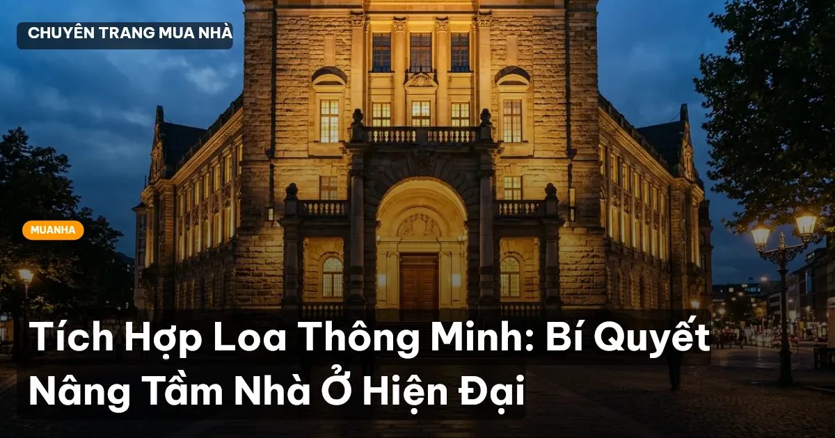 Tích Hợp Loa Thông Minh: Bí Quyết Nâng Tầm Nhà Ở Hiện Đại