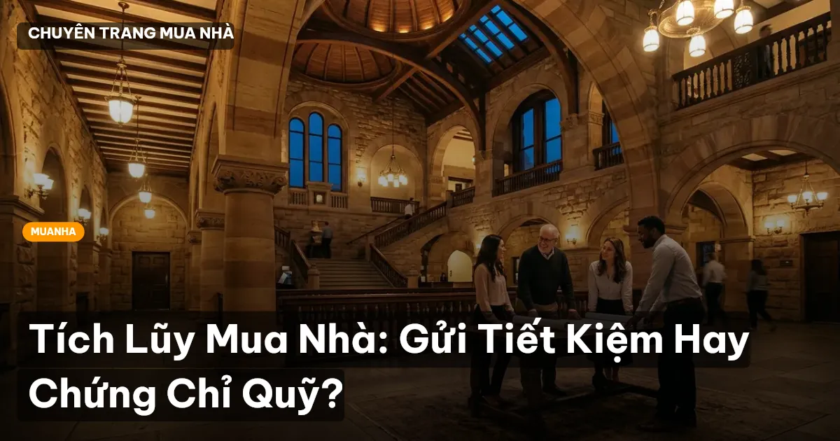 Tích Lũy Mua Nhà: Gửi Tiết Kiệm Hay Chứng Chỉ Quỹ?
