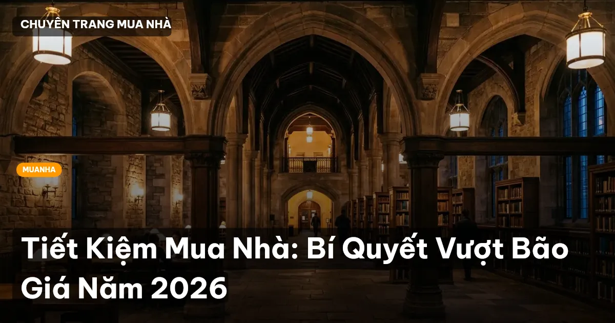Tiết Kiệm Mua Nhà: Bí Quyết Vượt Bão Giá Năm 2026