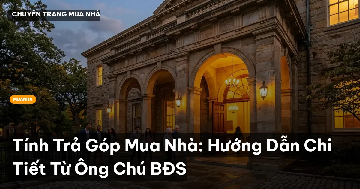 tính trả góp mua nhà