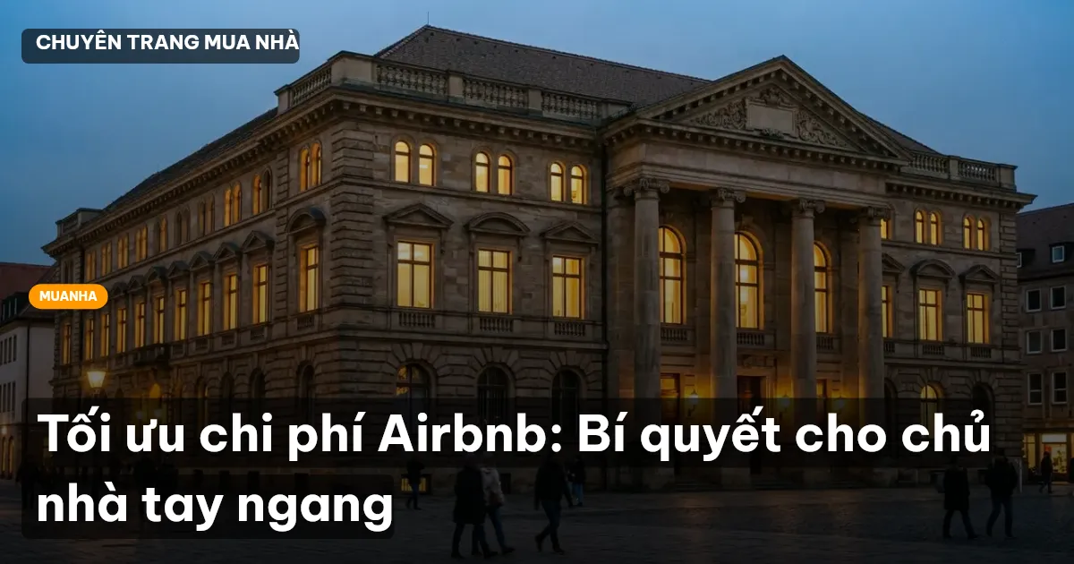 Tối ưu chi phí Airbnb: Bí quyết cho chủ nhà tay ngang