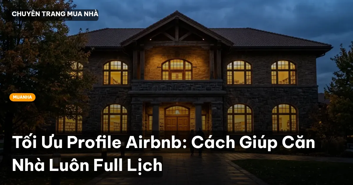 Tối Ưu Profile Airbnb: Cách Giúp Căn Nhà Luôn Full Lịch