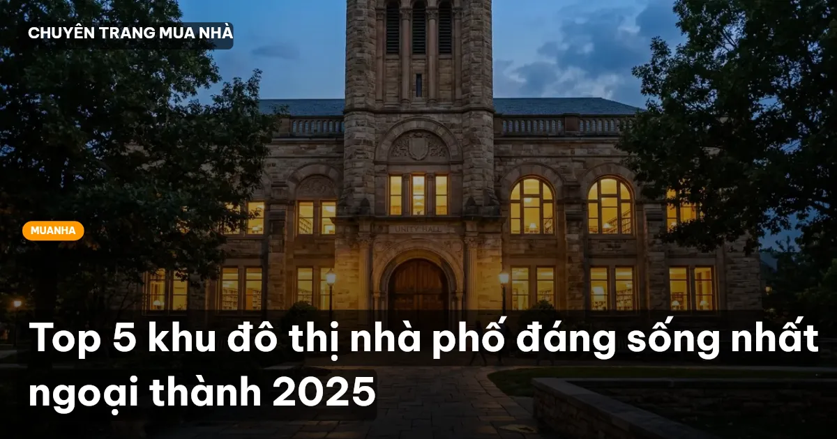 khu đô thị nhà phố