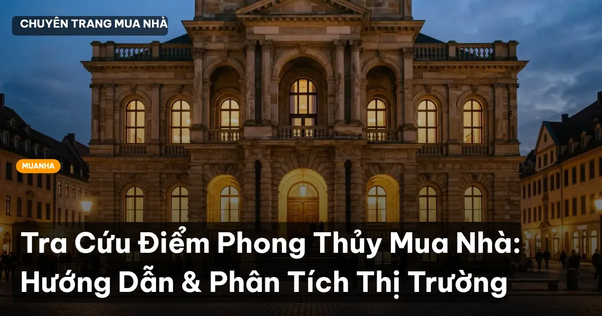 điểm phong thủy mua nhà