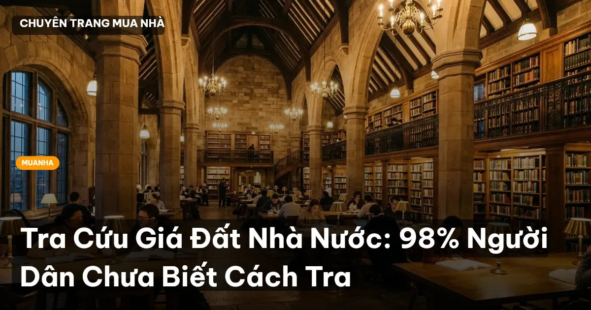 Tra Cứu Giá Đất Nhà Nước: 98% Người Dân Chưa Biết Cách Tra