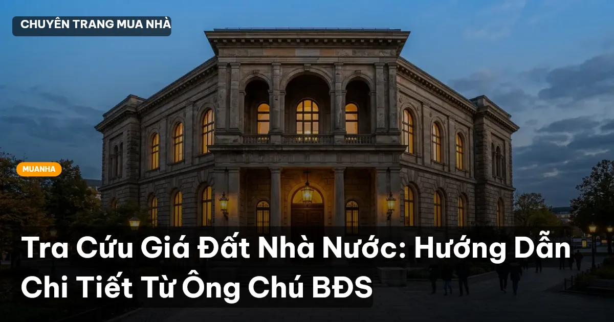 Tra Cứu Giá Đất Nhà Nước: Hướng Dẫn Chi Tiết Từ Ông Chú BĐS