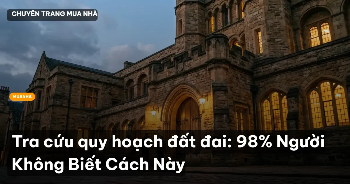 tra cứu quy hoạch