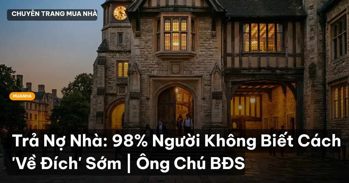trả nợ mua nhà