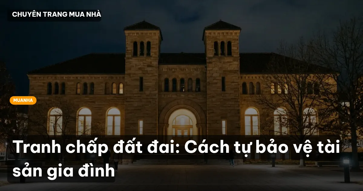 tranh chấp đất đai