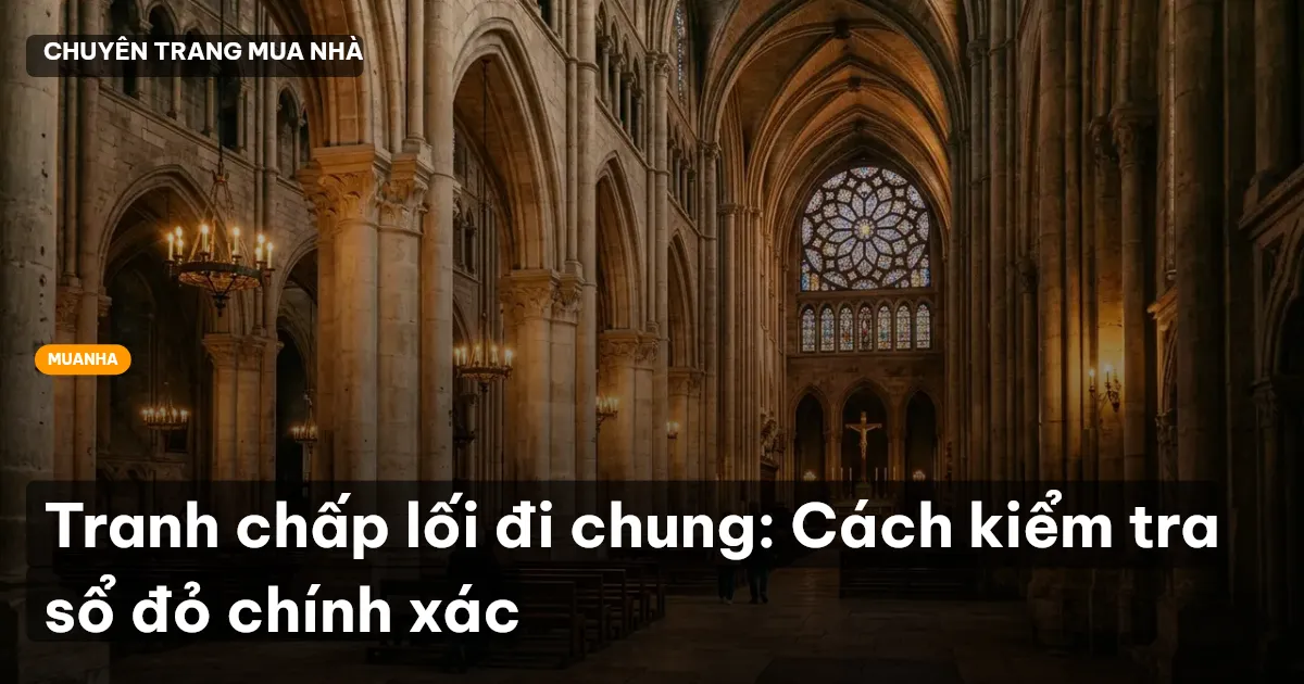 tranh chấp lối đi chung