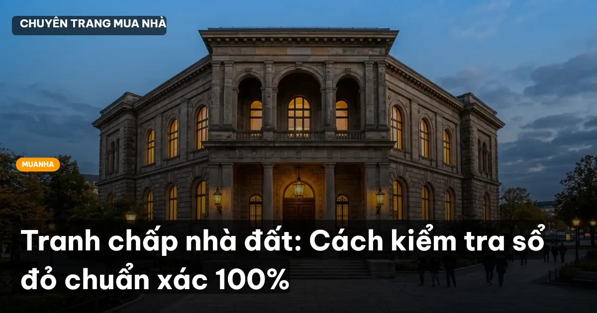 Tranh chấp nhà đất: Cách kiểm tra sổ đỏ chuẩn xác 100%