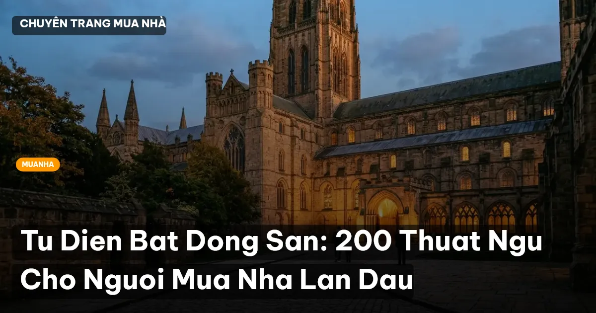 Tu Dien Bat Dong San: 200 Thuat Ngu Cho Nguoi Mua Nha Lan Dau