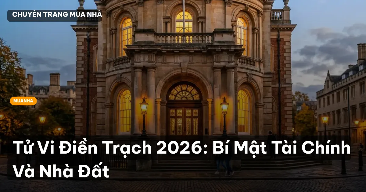 Tử Vi Điền Trạch 2026: Bí Mật Tài Chính Và Nhà Đất