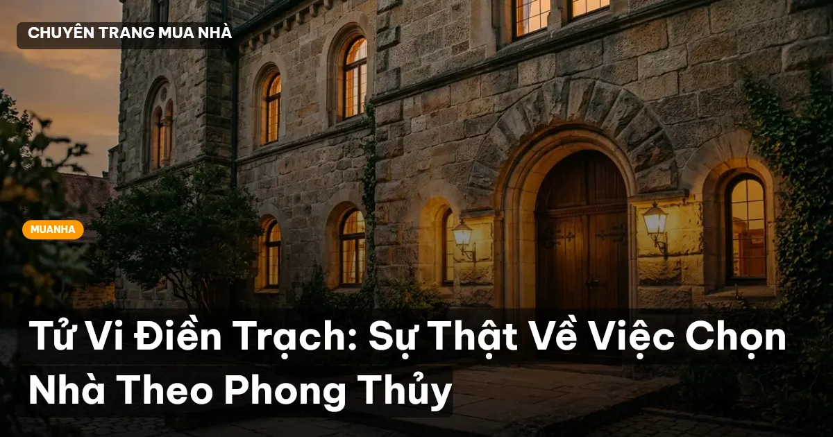 Tử Vi Điền Trạch: Sự Thật Về Việc Chọn Nhà Theo Phong Thủy