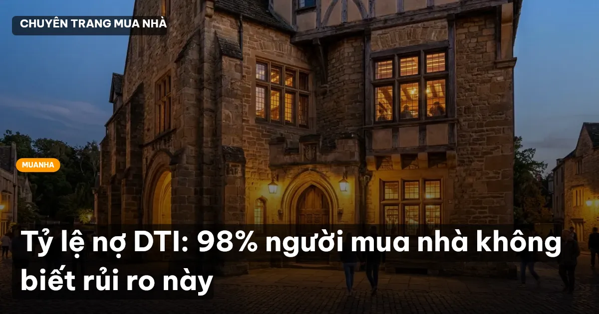 tỷ lệ nợ DTI