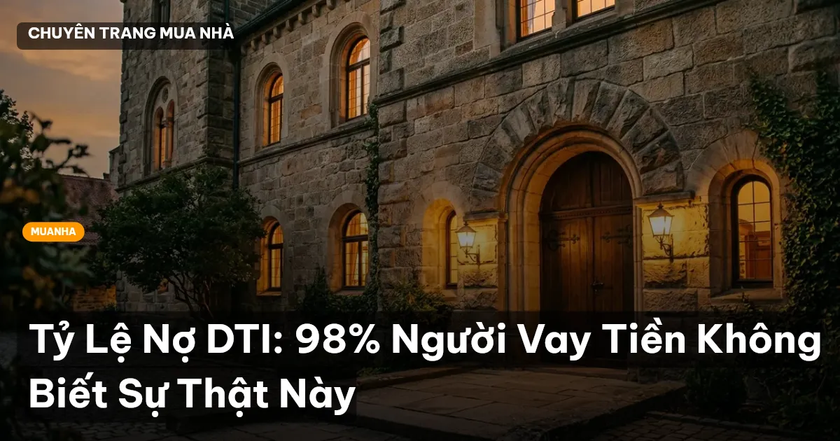 tỷ lệ nợ DTI