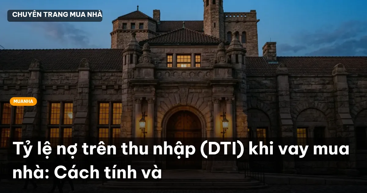 tỷ lệ nợ trên thu nhập
