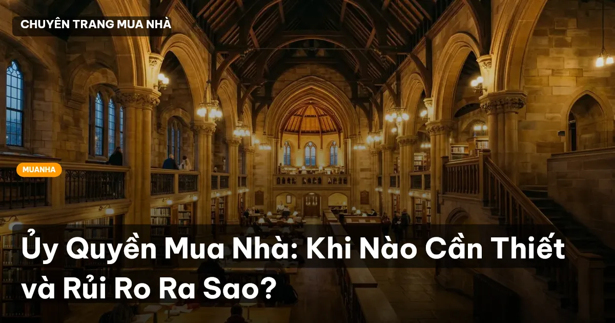 ủy quyền mua nhà