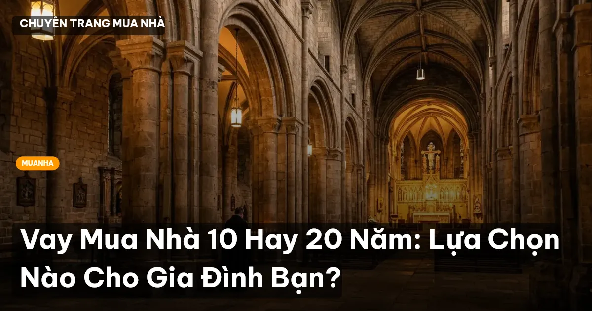 Vay Mua Nhà 10 Hay 20 Năm: Lựa Chọn Nào Cho Gia Đình Bạn?