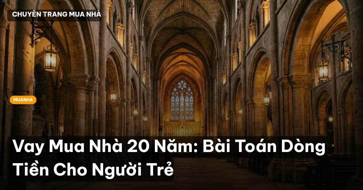 Vay Mua Nhà 20 Năm: Bài Toán Dòng Tiền Cho Người Trẻ