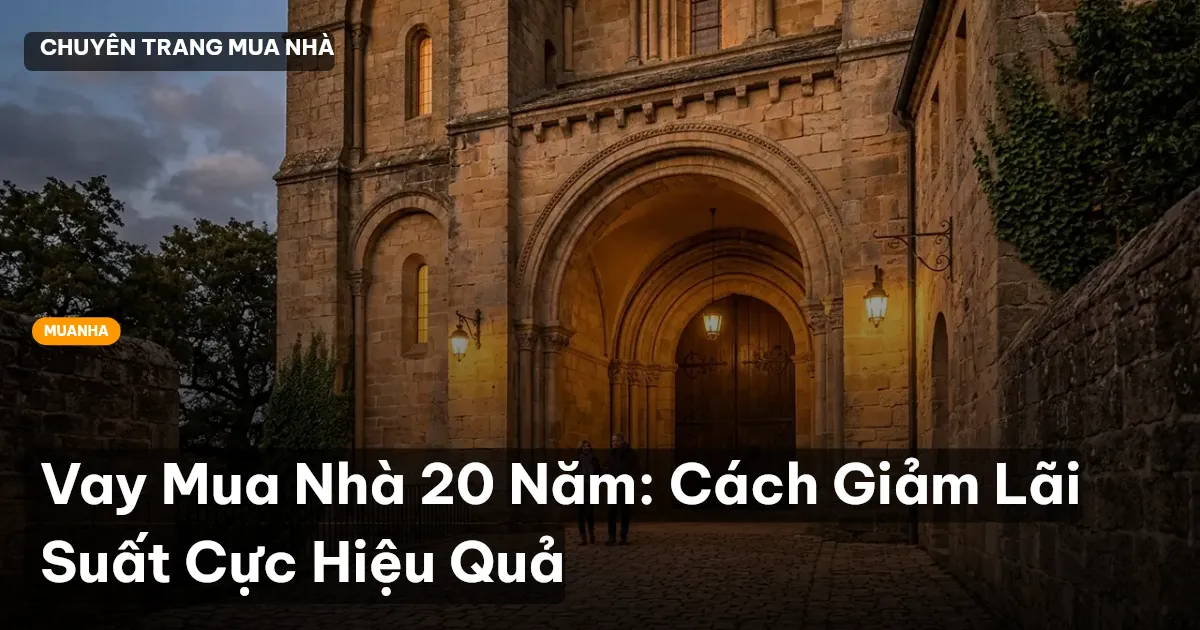 Vay Mua Nhà 20 Năm: Cách Giảm Lãi Suất Cực Hiệu Quả