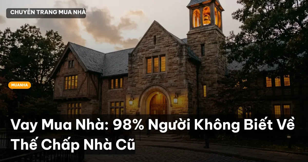Vay Mua Nhà: 98% Người Không Biết Về Thế Chấp Nhà Cũ