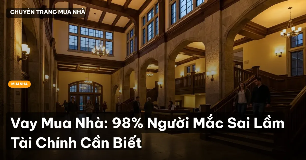 Vay Mua Nhà: 98% Người Mắc Sai Lầm Tài Chính Cần Biết
