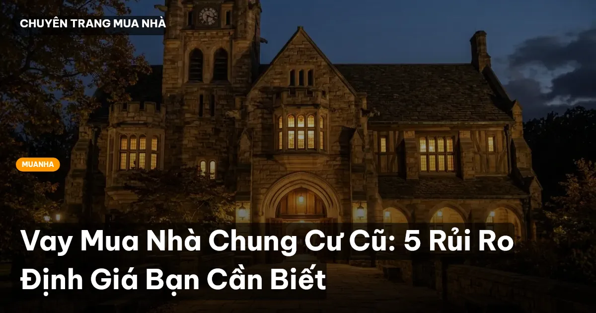 vay mua nhà chung cư cũ
