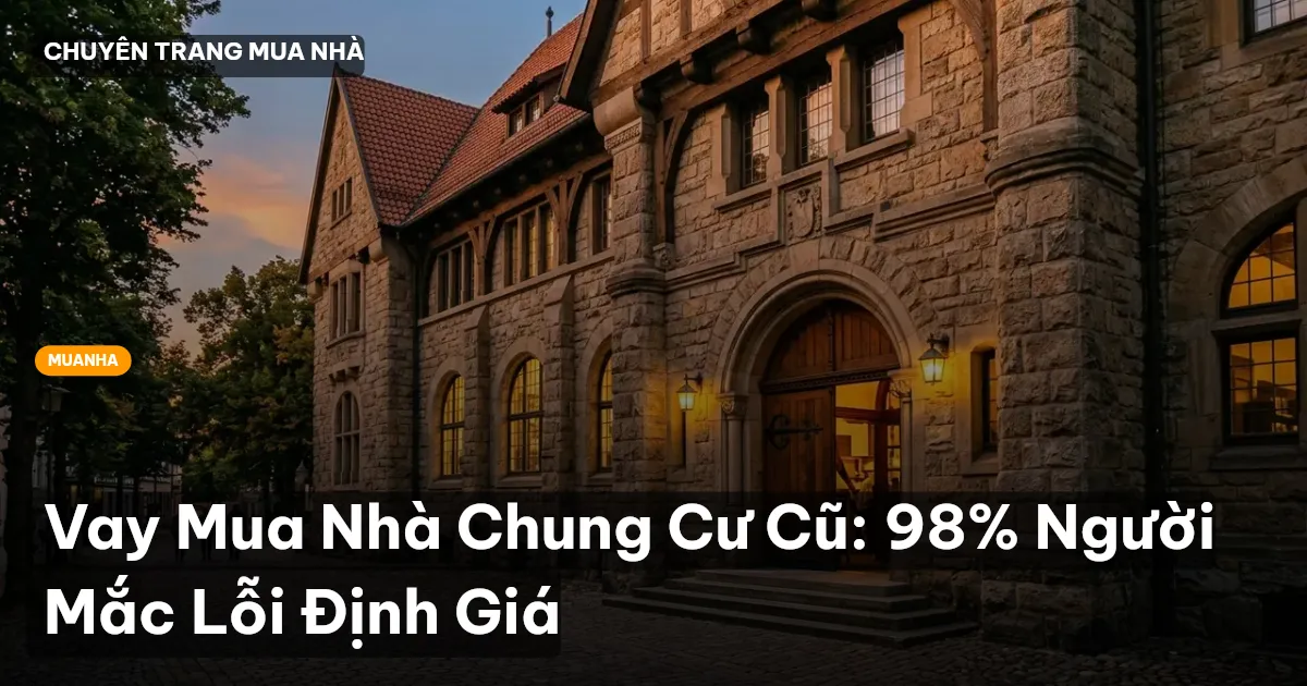 vay mua nhà chung cư cũ
