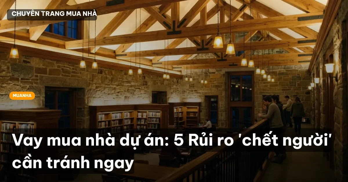 Vay mua nhà dự án: 5 Rủi ro 'chết người' cần tránh ngay