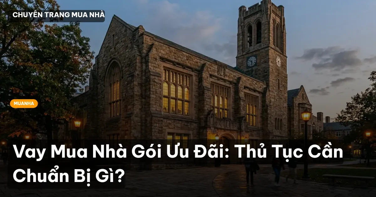 Vay Mua Nhà Gói Ưu Đãi: Thủ Tục Cần Chuẩn Bị Gì?