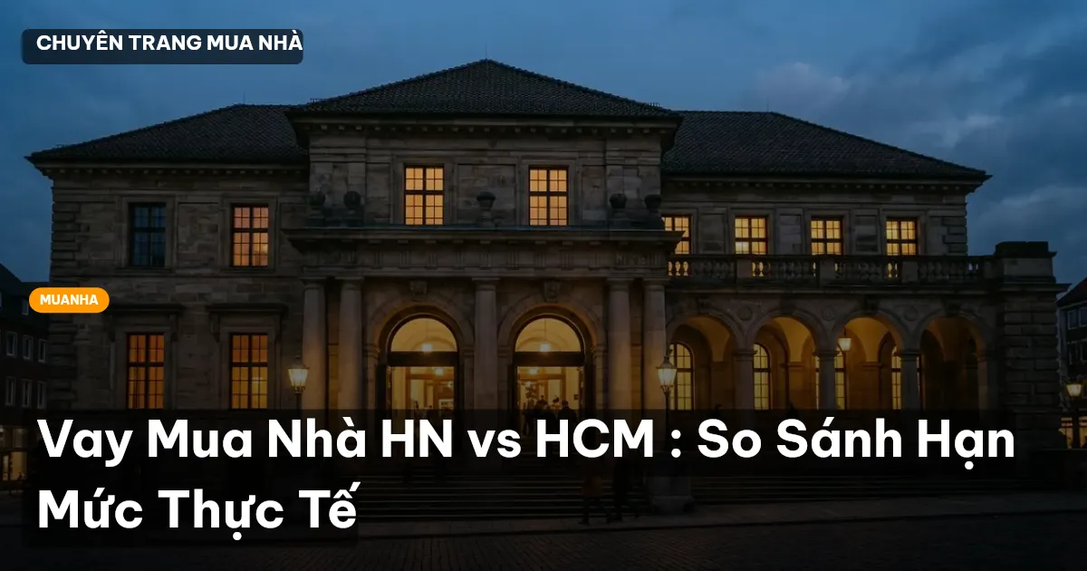 Vay Mua Nhà HN vs HCM : So Sánh Hạn Mức Thực Tế