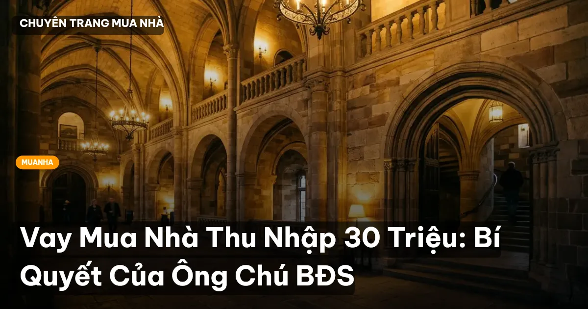 Vay Mua Nhà Thu Nhập 30 Triệu: Bí Quyết Của Ông Chú BĐS